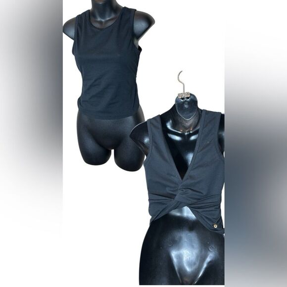 Spiritual Gangster Black Twist Crop Top - Picture 2 of 5